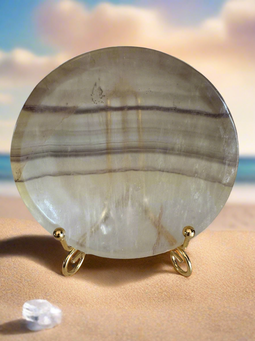 Banded Calcite Apothecary Bowl