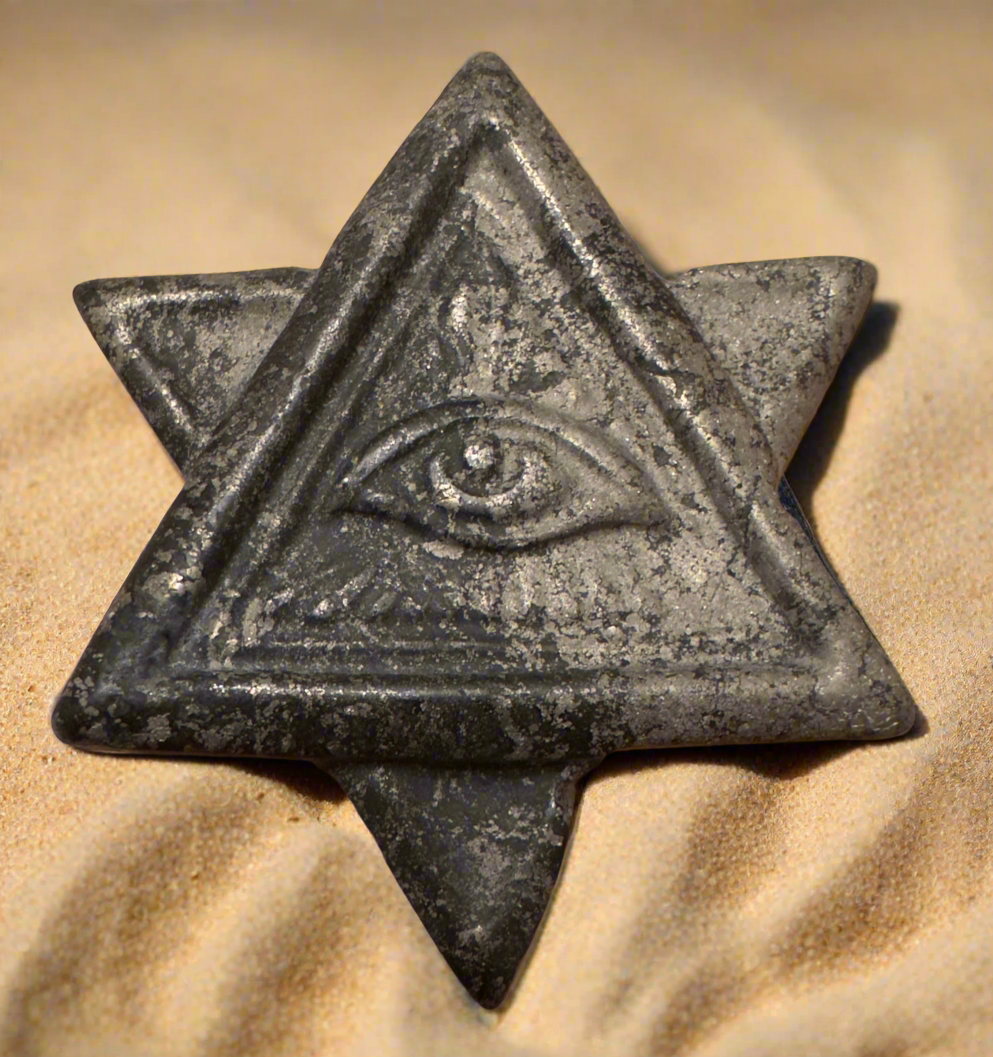 Pyrite “All Seeing Eye” Carving