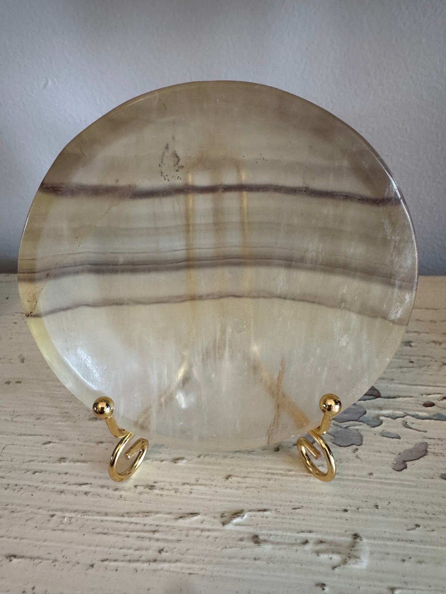 Banded Calcite Apothecary Bowl