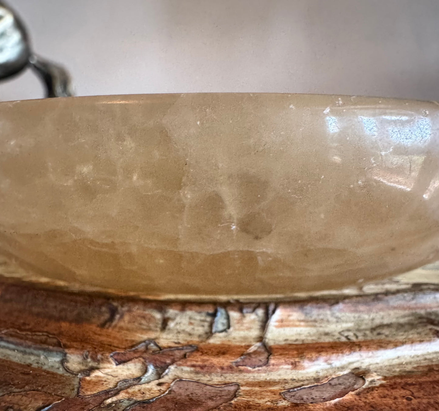 Banded Calcite Apothecary Bowl