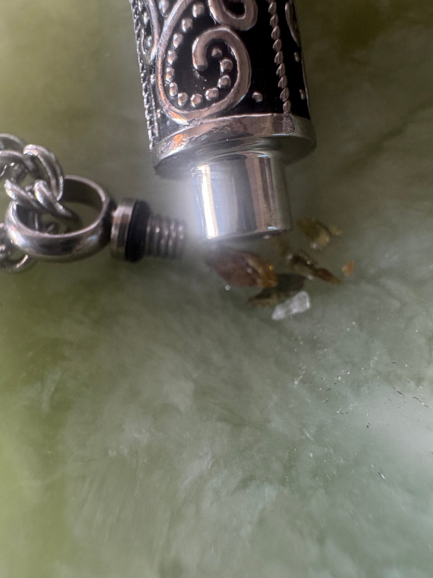 Crystal Keeper Filled with Clear Quartz & Pyrite