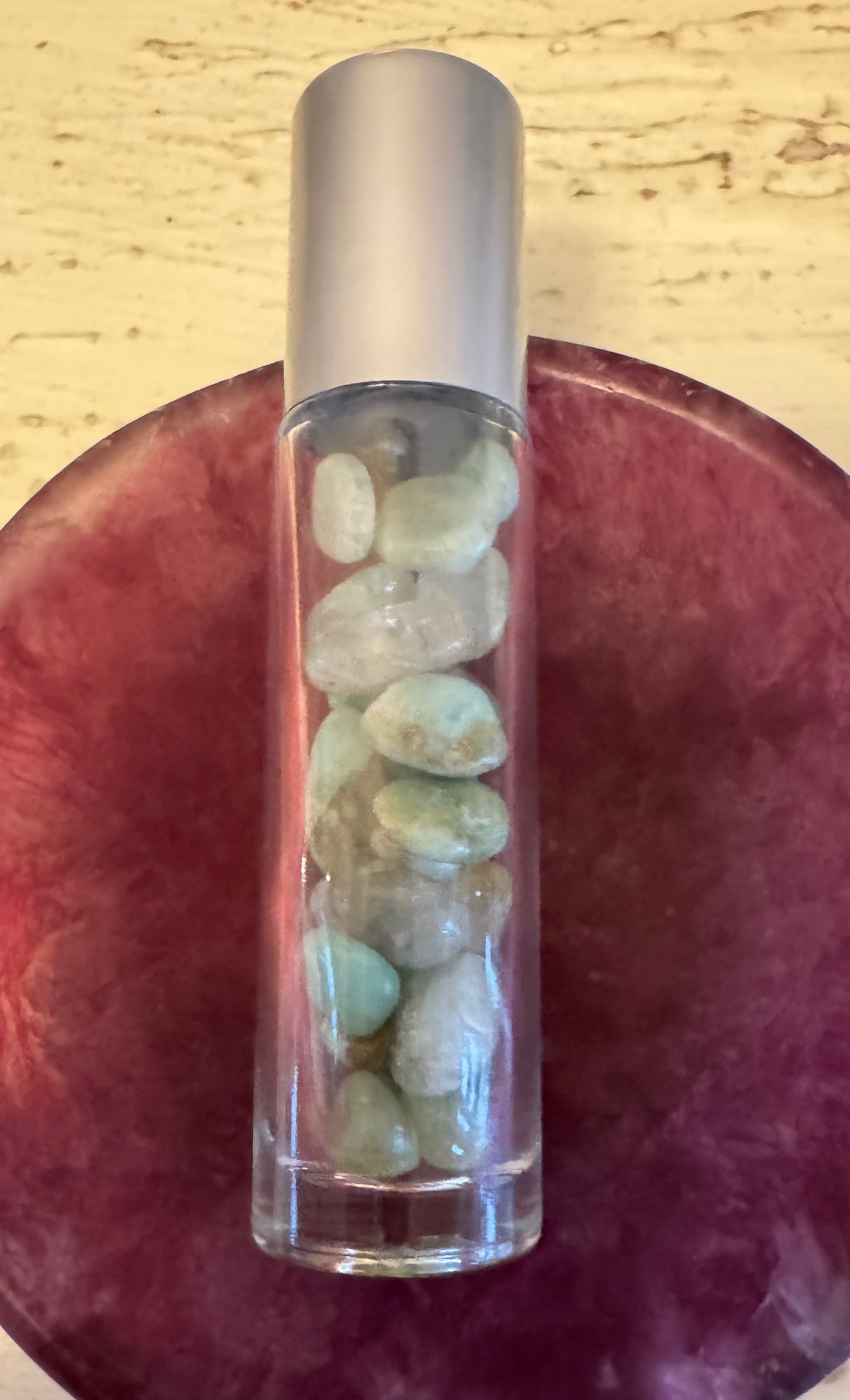 Essential Oil DIY Vials with Genuine Crystal Chips