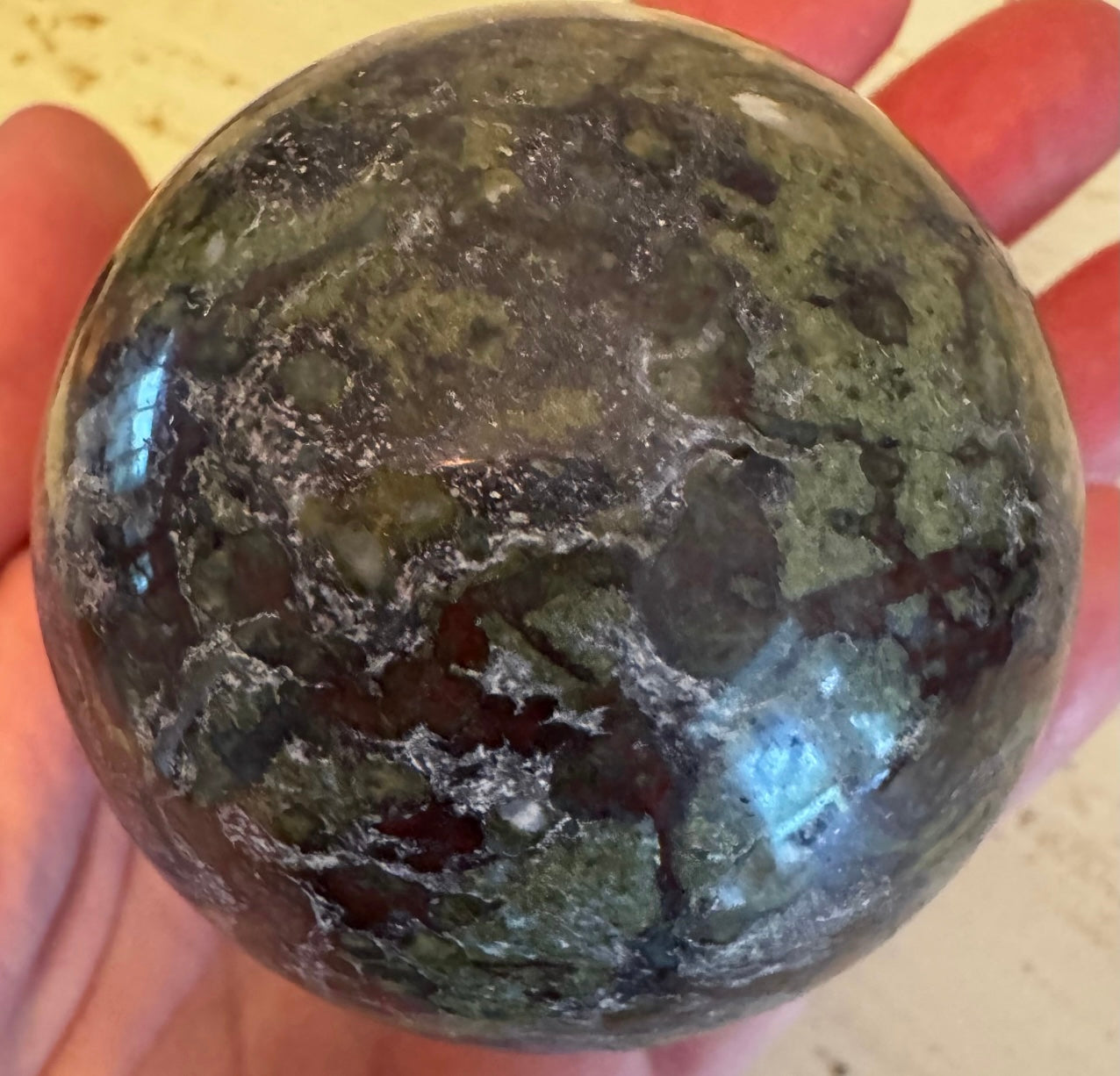 Blood Stone & Spirit of the Animals Oracle w/Quartz Slab Set