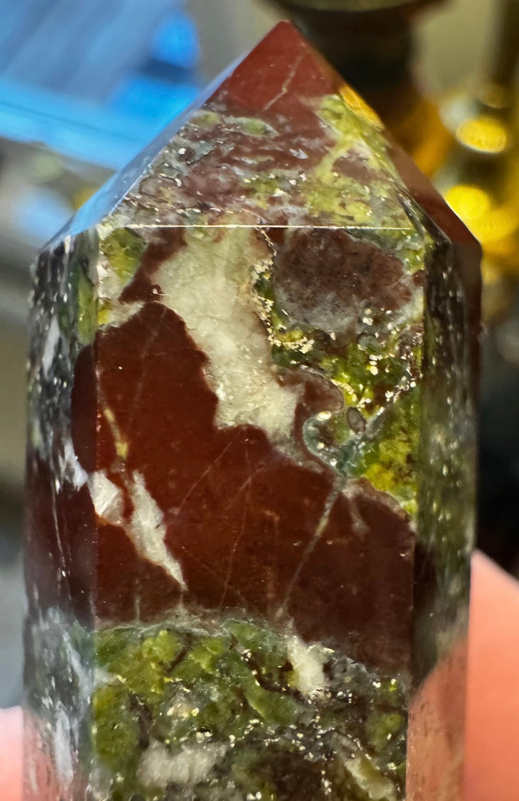 Blood Stone & Spirit of the Animals Oracle w/Quartz Slab Set