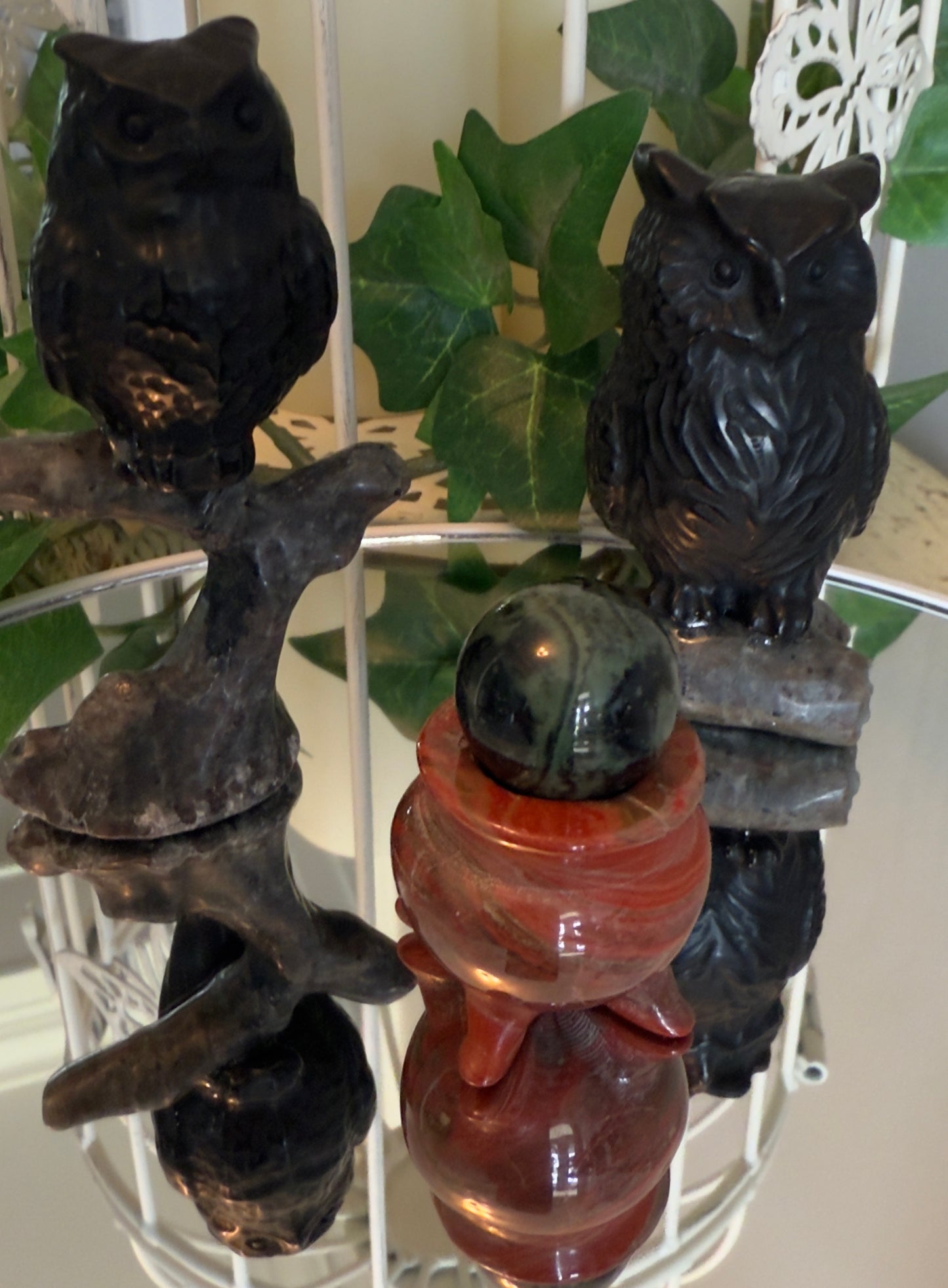 Natural Crystal Little Cauldrons / Sphere Holders