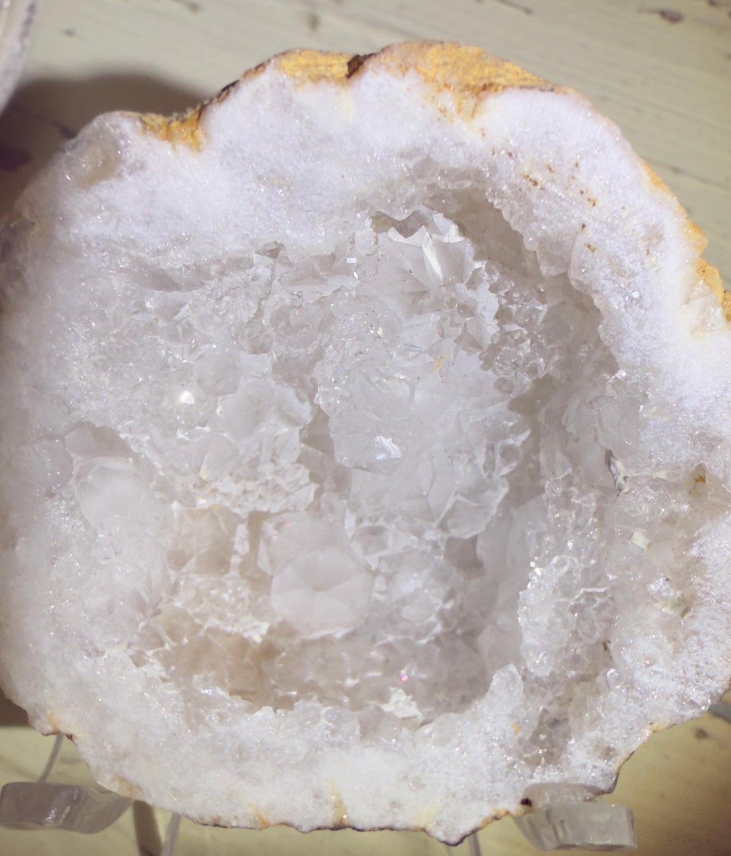 Radiant Clear Crystal Quartz Geodes