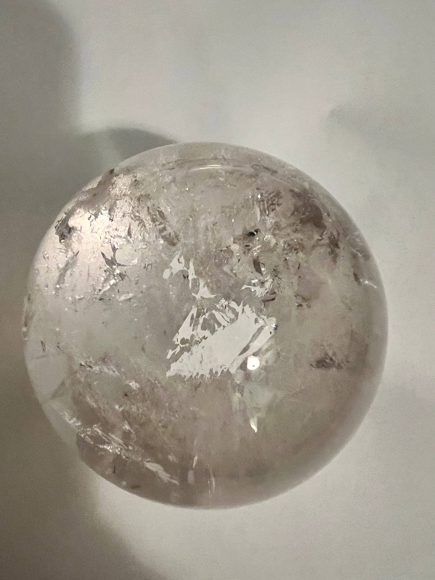 Clear Quartz Sphere with Dragon Holder