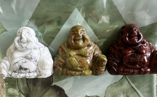Happy Buddha Carving