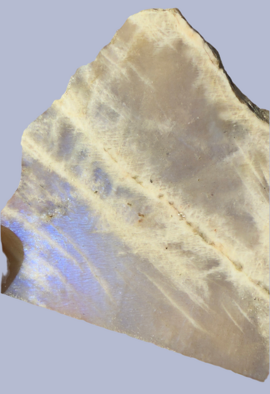 Moonstone Mineral Slab Adularescence (The Moonstone Sheen)