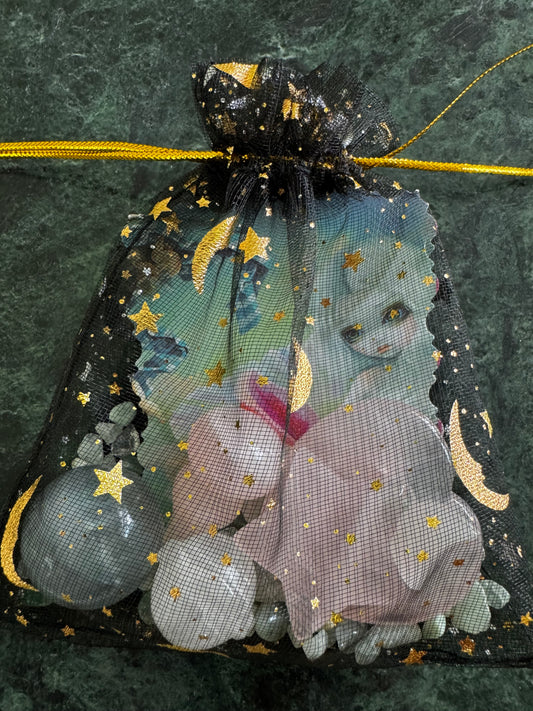Love and Attraction Spirit Angel Led Charm / Spell Bag