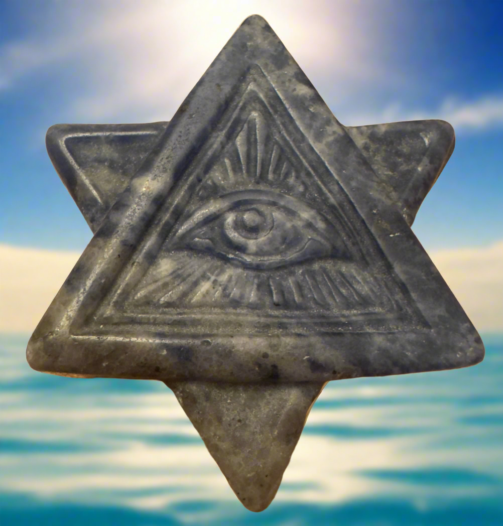 Sodalite “All Seeing Eye” Carving