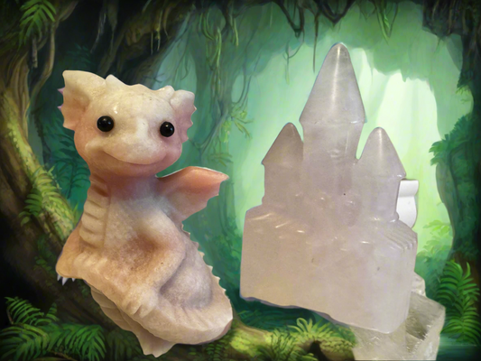Pink Opal Baby Dragon