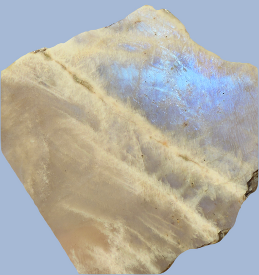 Moonstone Mineral Slab Adularescence (The Moonstone Sheen)