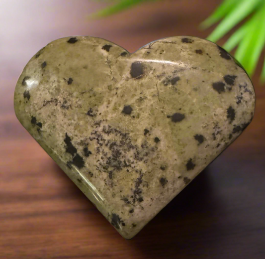 Serpentine Heart Carvings
