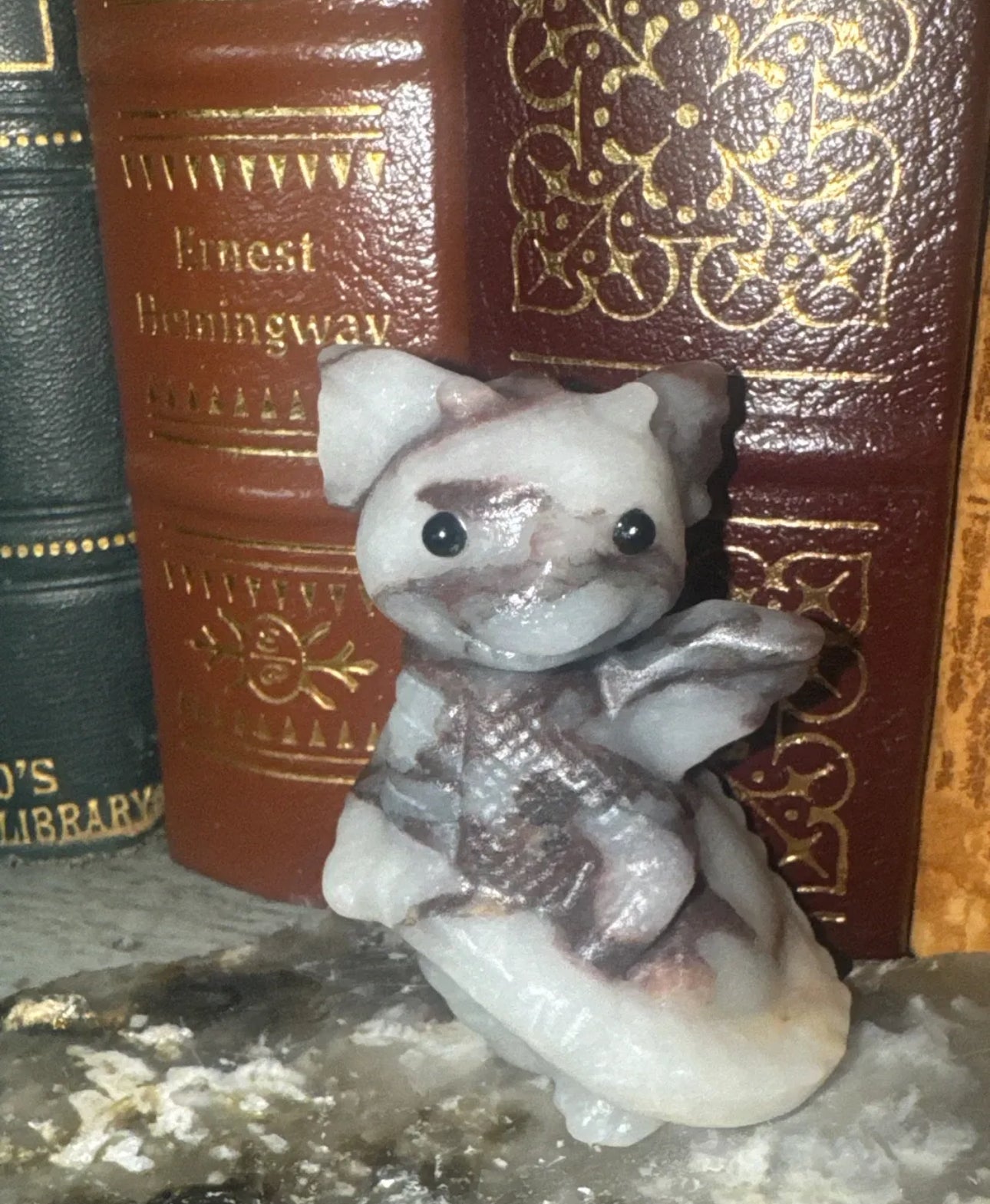 Taiji Jade Stone Baby Dragon