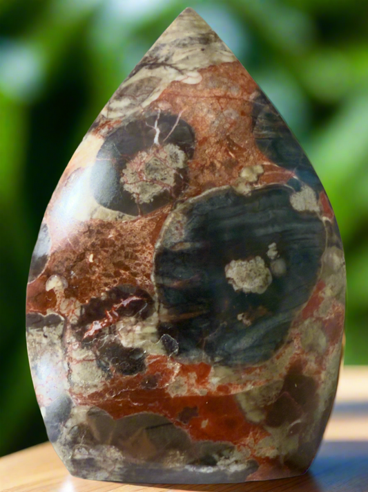 Brecciated Jasper TearDrop Freeform (A)