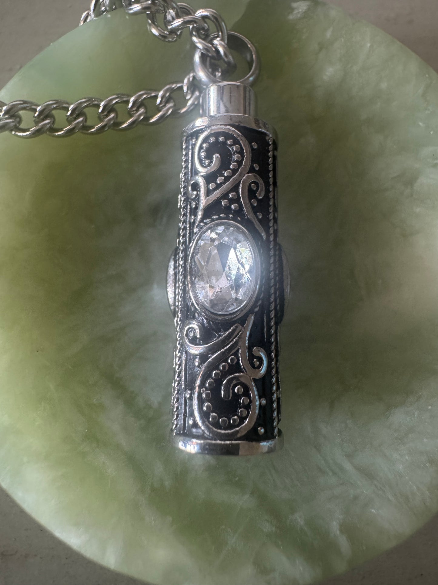 Crystal Keeper Filled with Clear Quartz & Pyrite