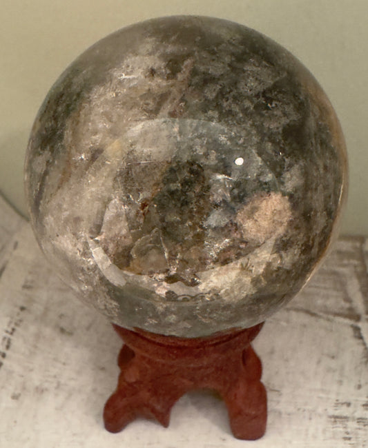 Ghost Quartz (Phantom Quartz) Sphere (S)