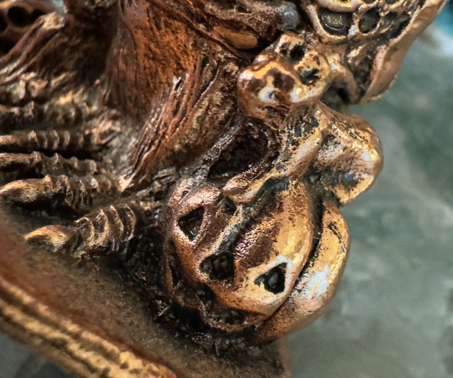 Owl's King Crown Sphere Display w/1,000 Layer Garden Quartz Sphere And Llanite Tower