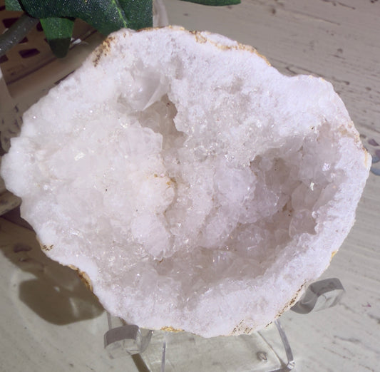 Radiant Clear Crystal Quartz Geodes