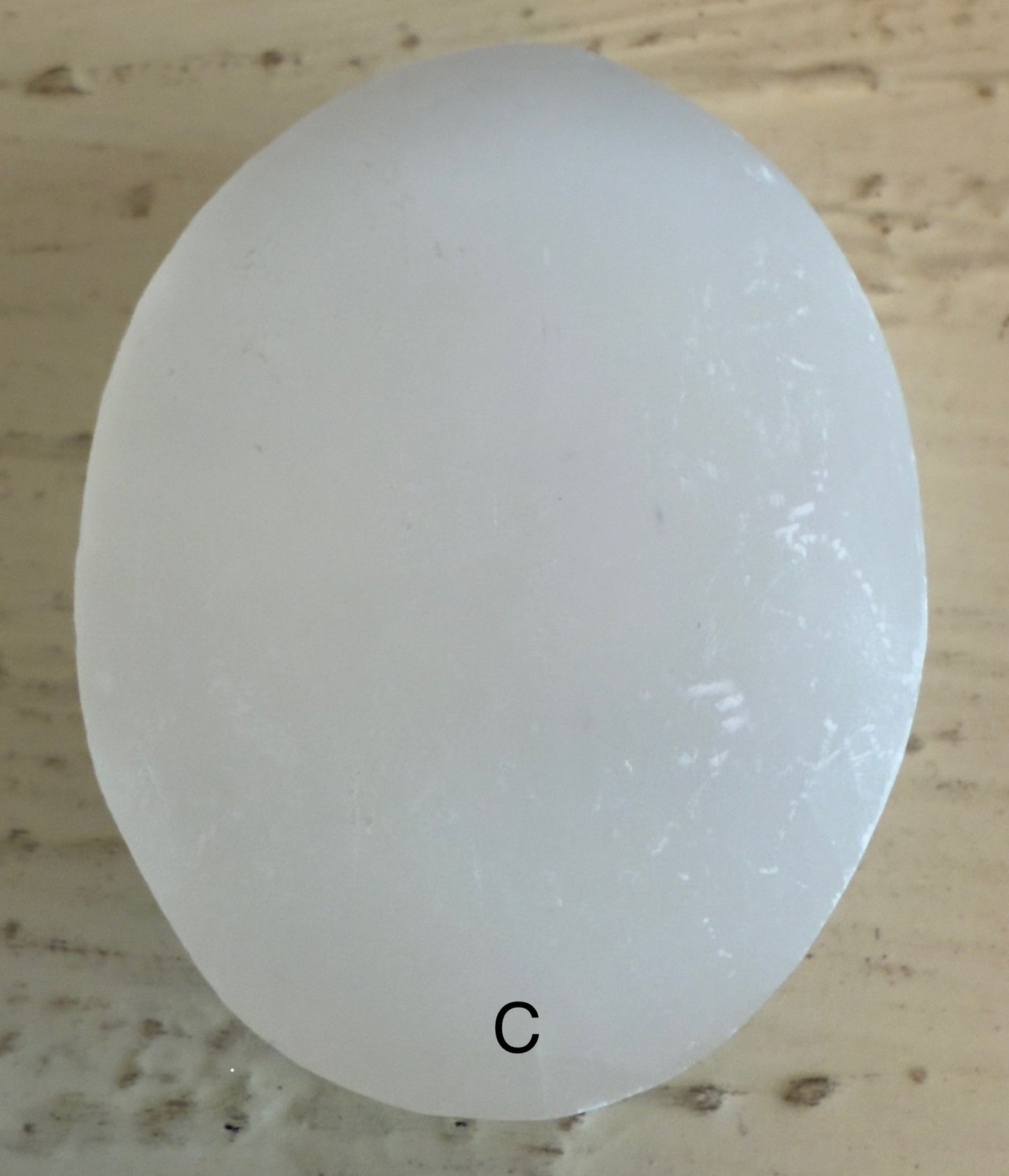 Natural Selenite Palm Stones Medium
