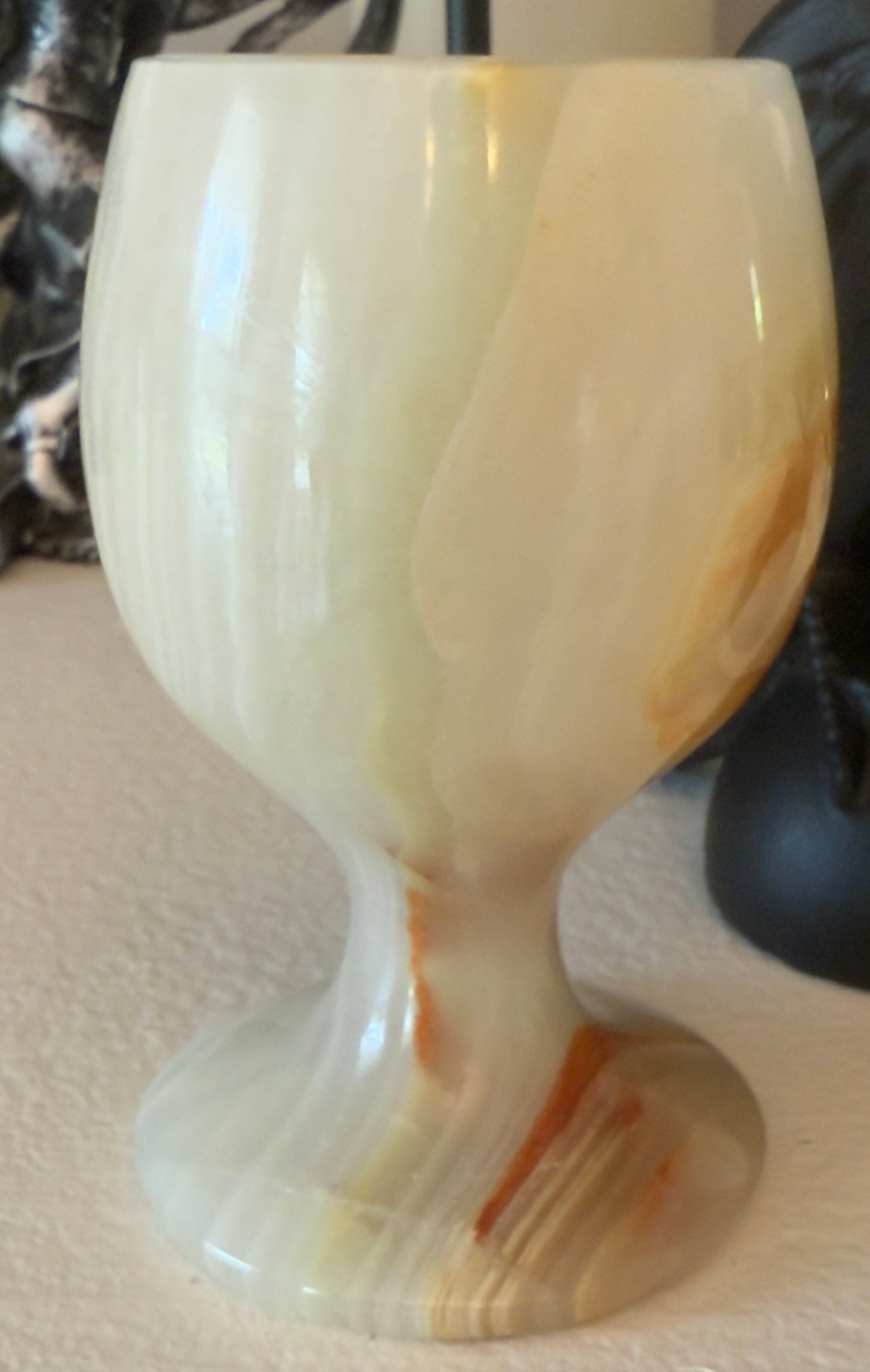 Crystal Chalice Afghanistan Jade (Altar)