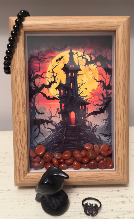 The House on the Hill 🦇 Framed Art