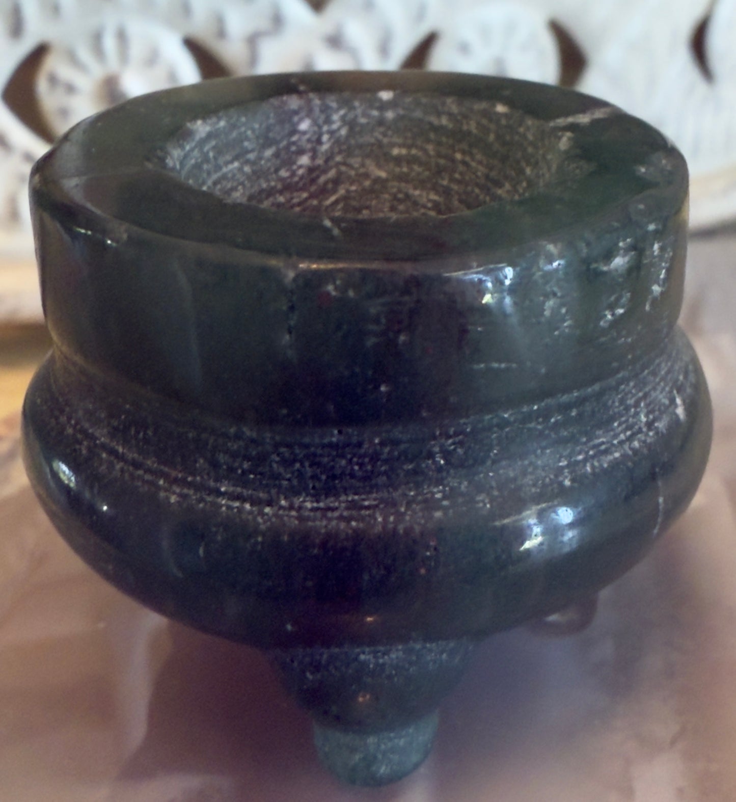 Natural Crystal Miniature Cauldrons / Sphere Holders