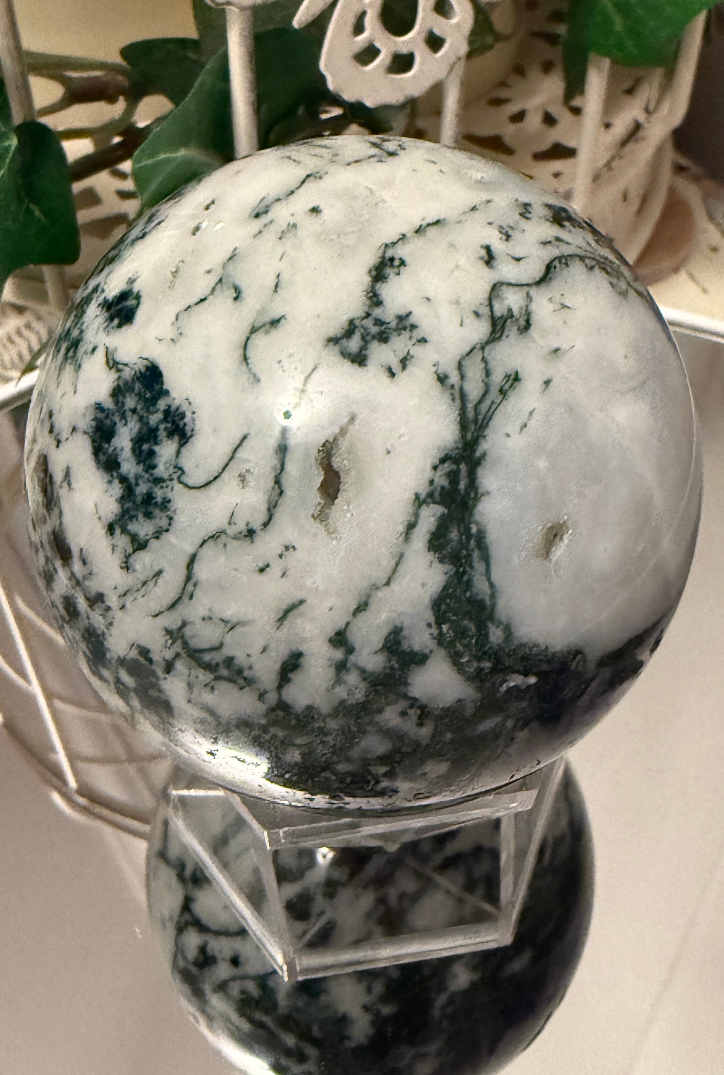 Tree Agate Sphere B (L)