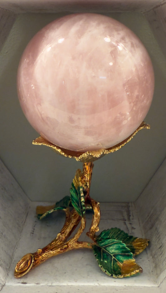 Rose Quartz Sphere B (L)