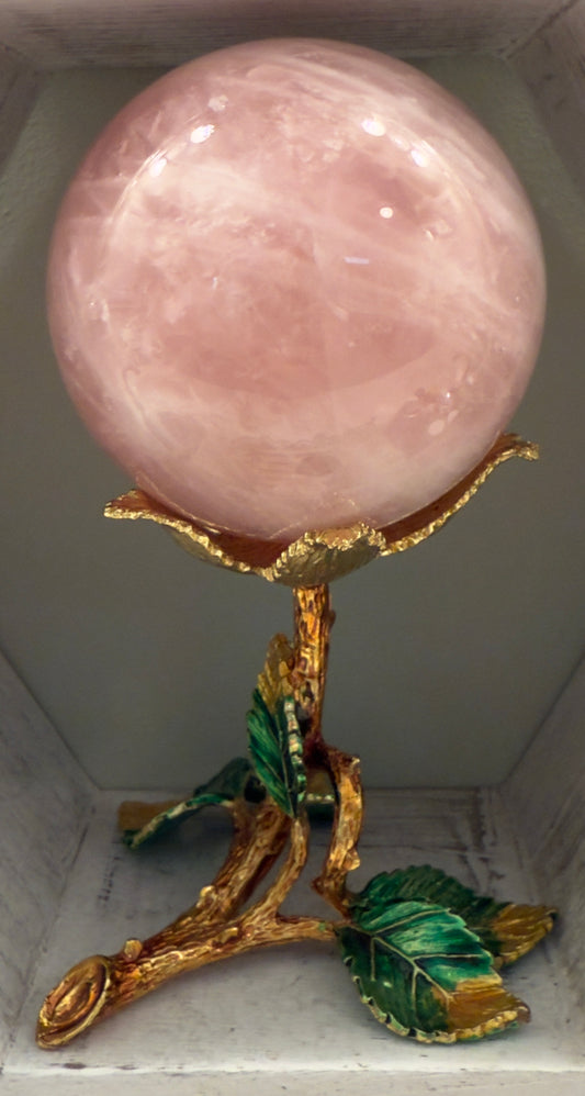 Rose Quartz Sphere B (L)