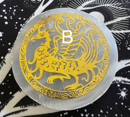 Selenite Charging Discs 2.5” Across