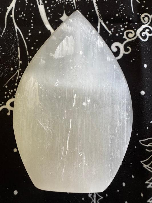 White Selenite FreeForm 3.75”x2.50”