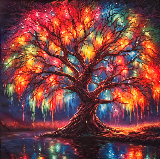 Element Fire Tree of life Altar Cloth