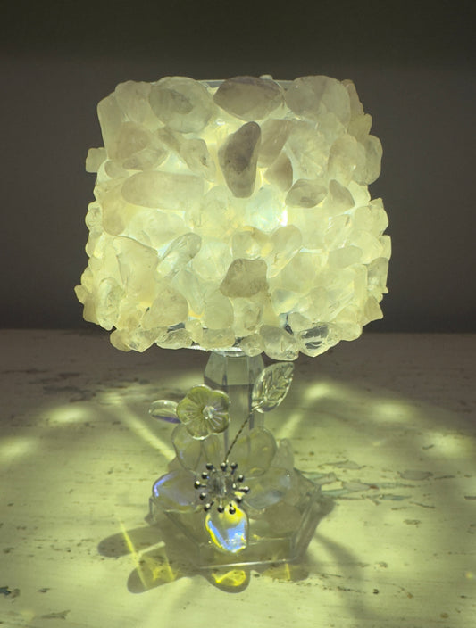 Rose Quartz Mini Lamp