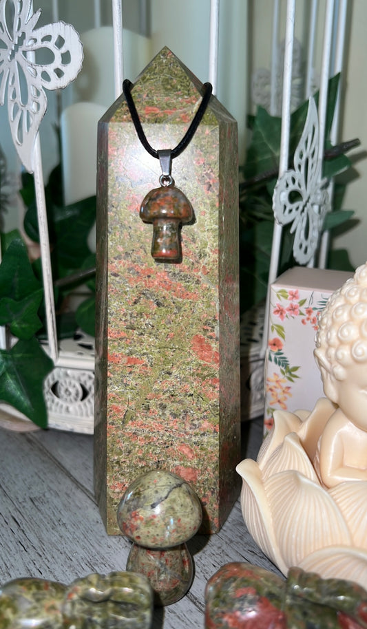 Unakite Elephants Parade Set