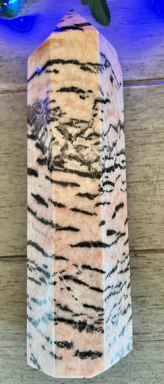 Pink Zebra Jasper Jungle Crystal Set - Heart Chakra Healing Collection