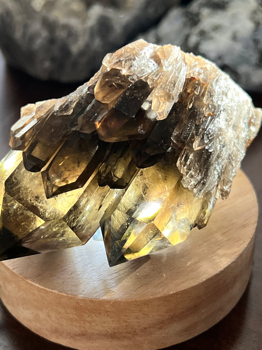 Smoky Quartz Cluster